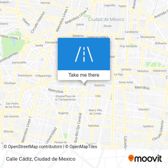 Calle Cádiz map