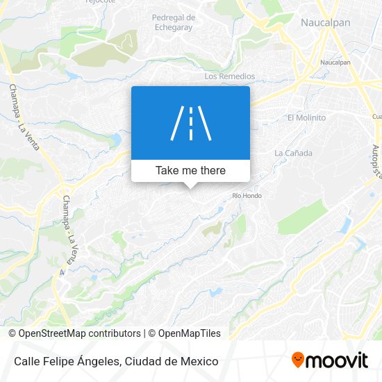 Calle Felipe Ángeles map