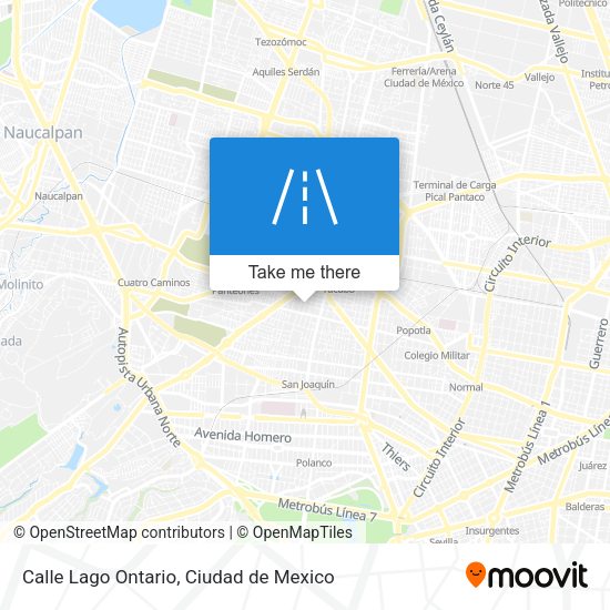 Calle Lago Ontario map