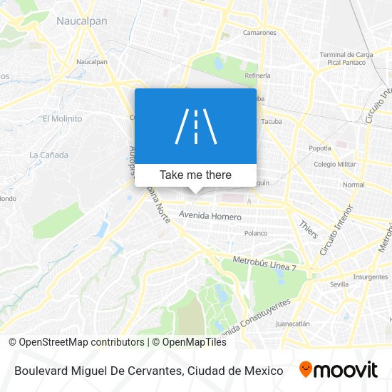 Mapa de Boulevard Miguel De Cervantes