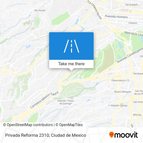 Privada Reforma 2310 map