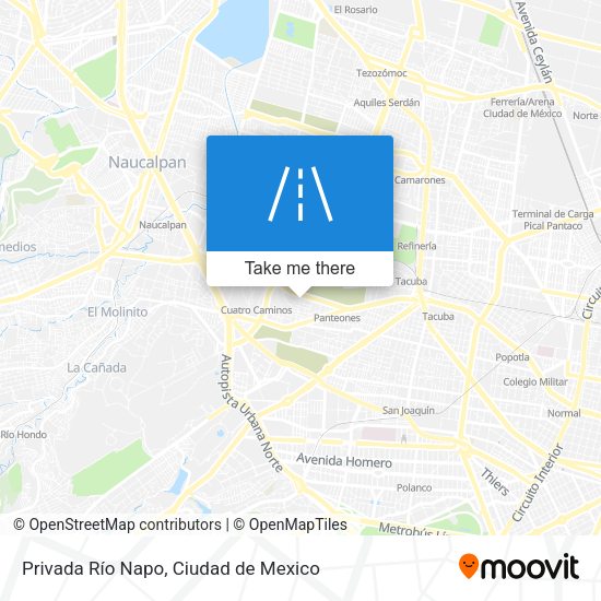 Mapa de Privada Río Napo