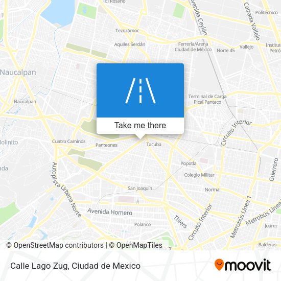 Mapa de Calle Lago Zug