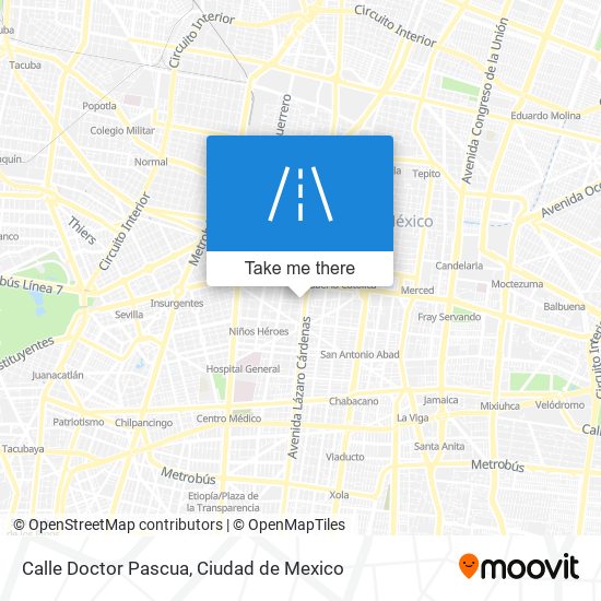 Calle Doctor Pascua map