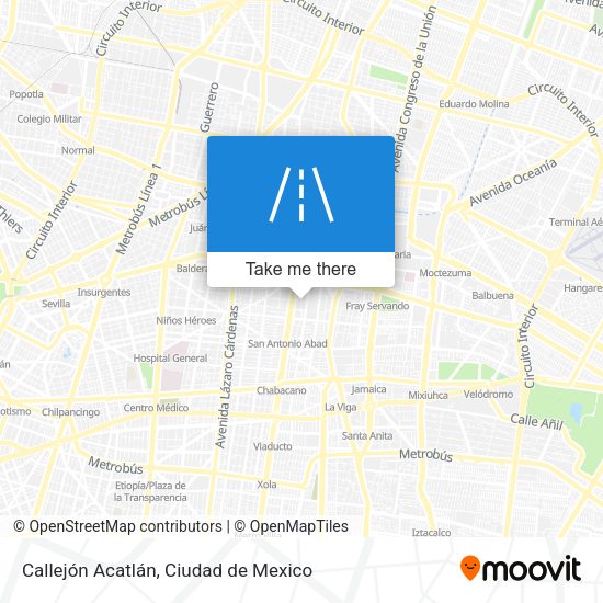 Mapa de Callejón Acatlán