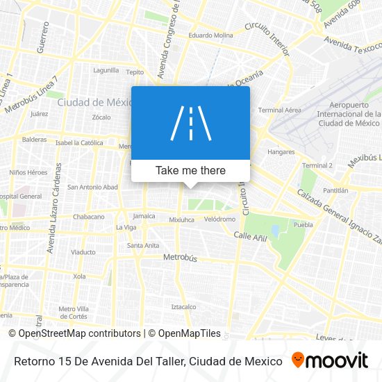Retorno 15 De Avenida Del Taller map