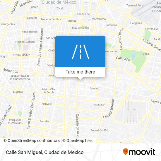 Calle San Miguel map