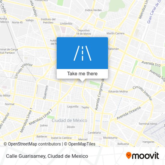 Calle Guarisamey map