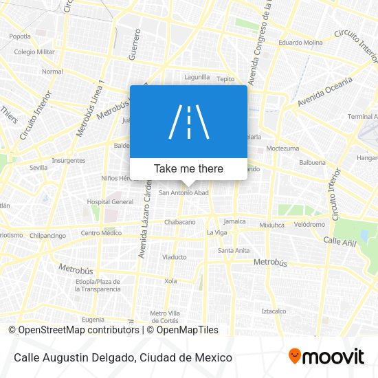 Mapa de Calle Augustin Delgado