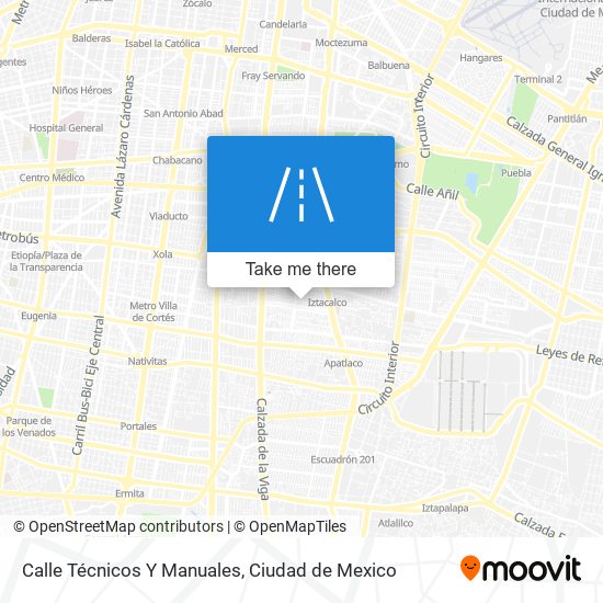 Mapa de Calle Técnicos Y Manuales