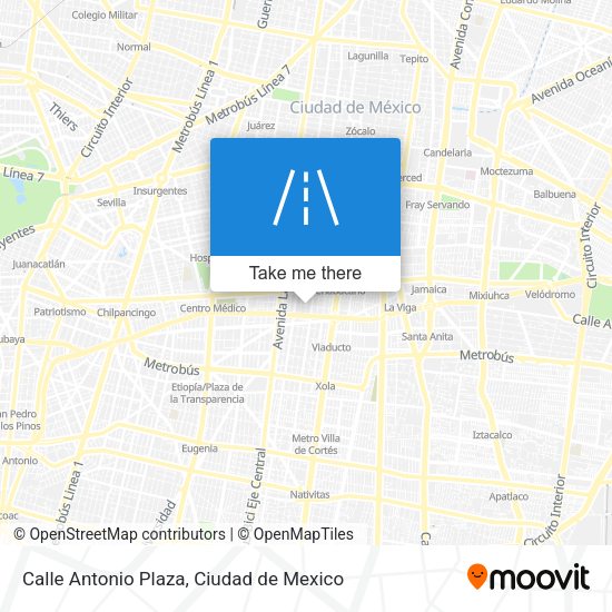 Calle Antonio Plaza map