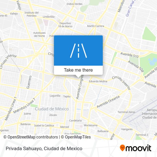Mapa de Privada Sahuayo