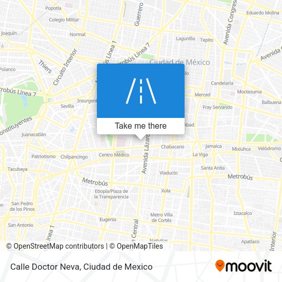 Calle Doctor Neva map