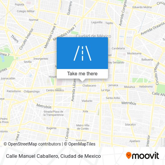 Calle Manuel Caballero map