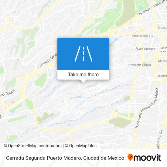 Mapa de Cerrada Segunda Puerto Madero