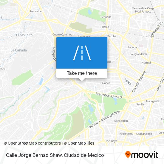 Mapa de Calle Jorge Bernad Shaw