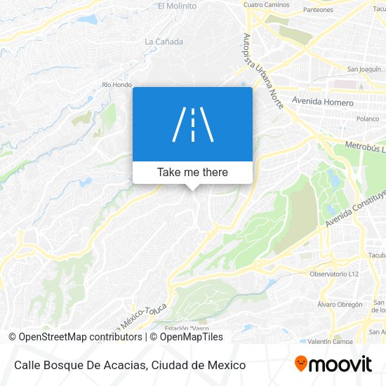 Calle Bosque De Acacias map
