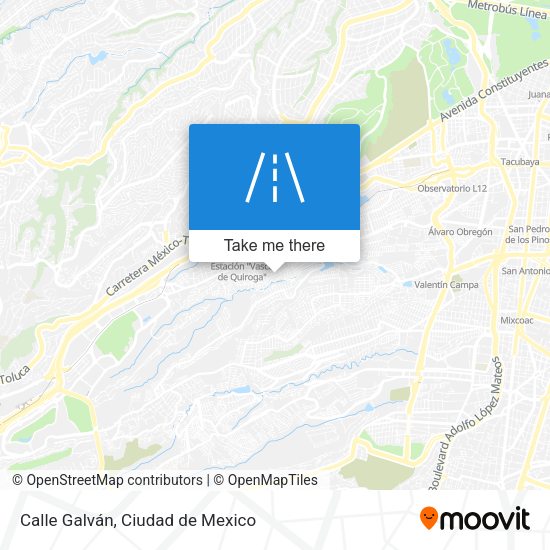 Calle Galván map