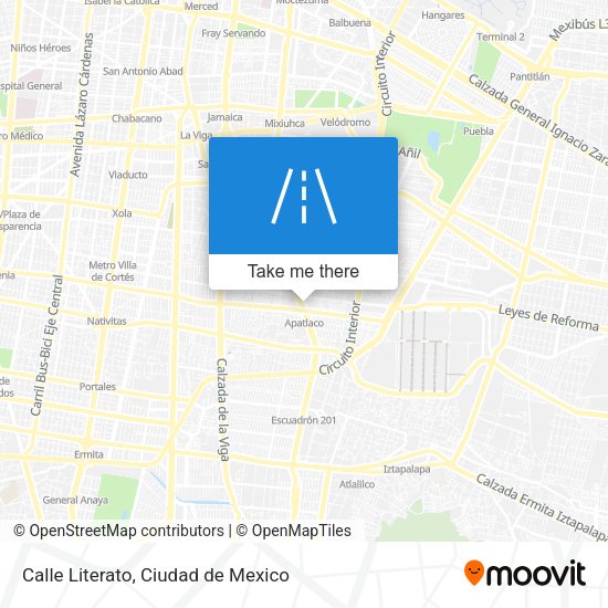 Calle Literato map