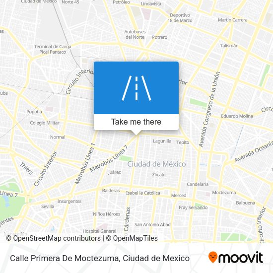 Calle Primera De Moctezuma map
