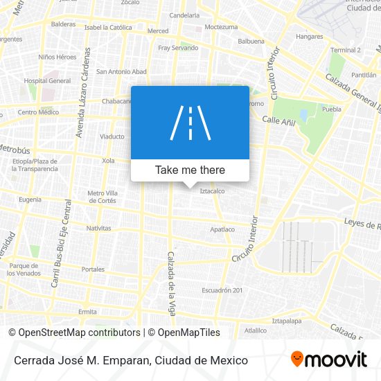 Cerrada José M. Emparan map