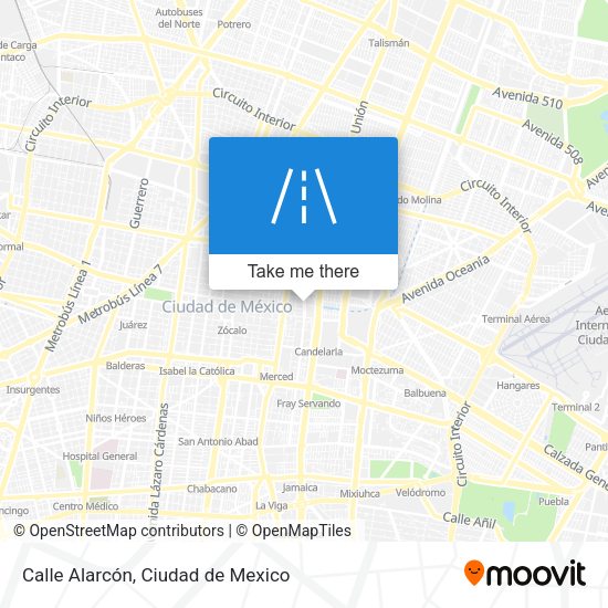 Calle Alarcón map