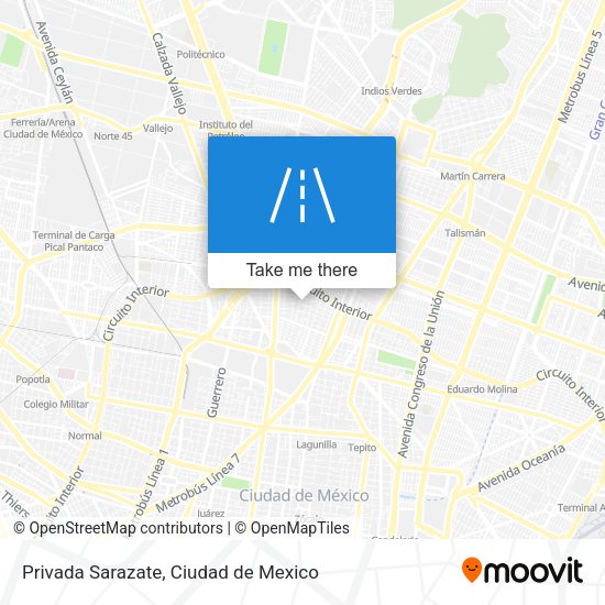 Mapa de Privada Sarazate