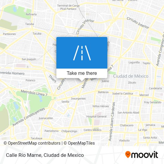 Calle Río Marne map