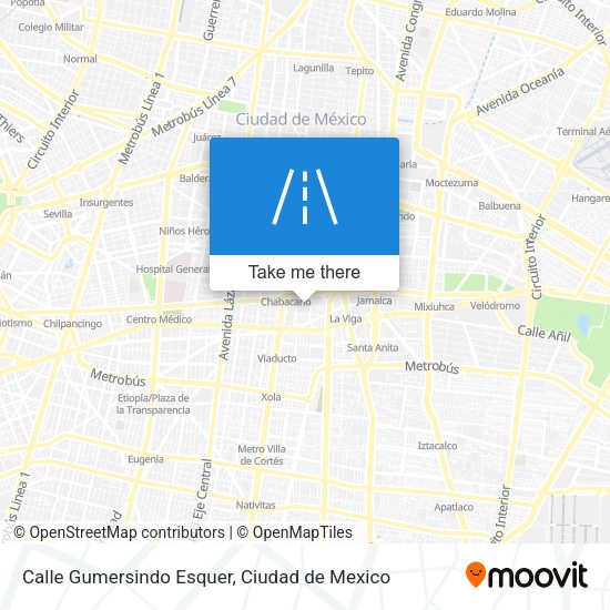Calle Gumersindo Esquer map