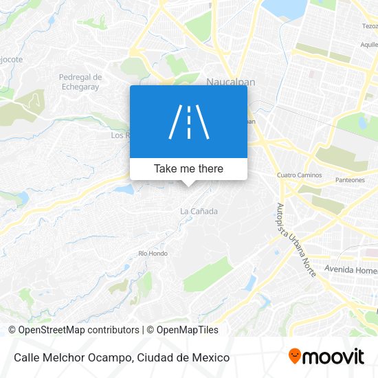 Mapa de Calle Melchor Ocampo