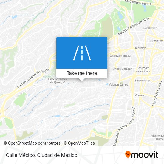 Calle México map
