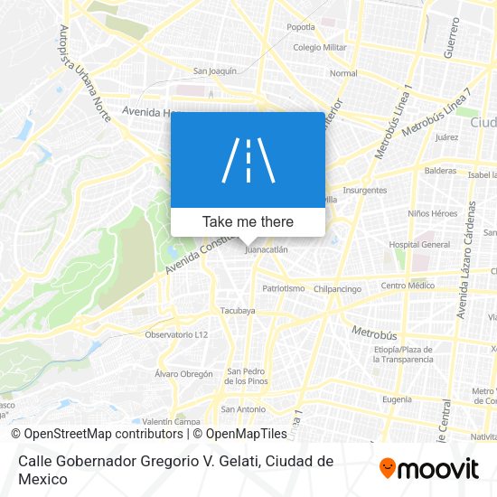 Calle Gobernador Gregorio V. Gelati map