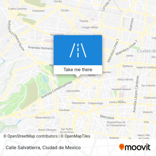 Calle Salvatierra map