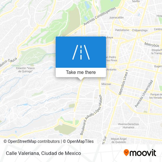 Mapa de Calle Valeriana