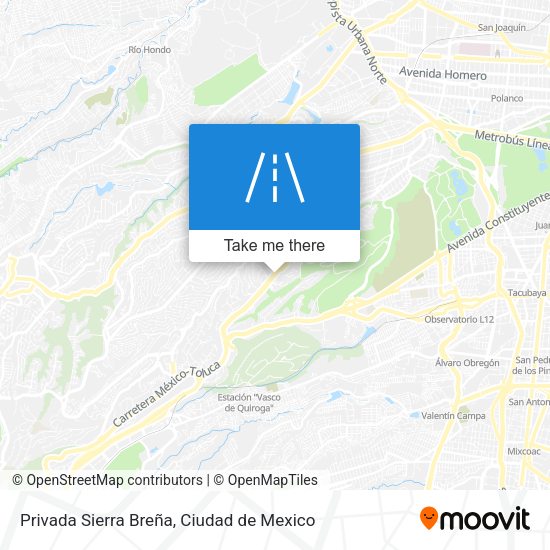 Privada Sierra Breña map