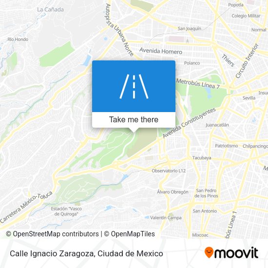 Calle Ignacio Zaragoza map