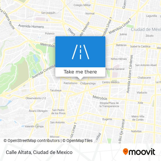 Calle Altata map