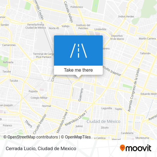 Cerrada Lucio map