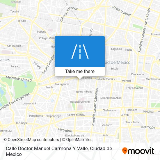 Calle Doctor Manuel Carmona Y Valle map