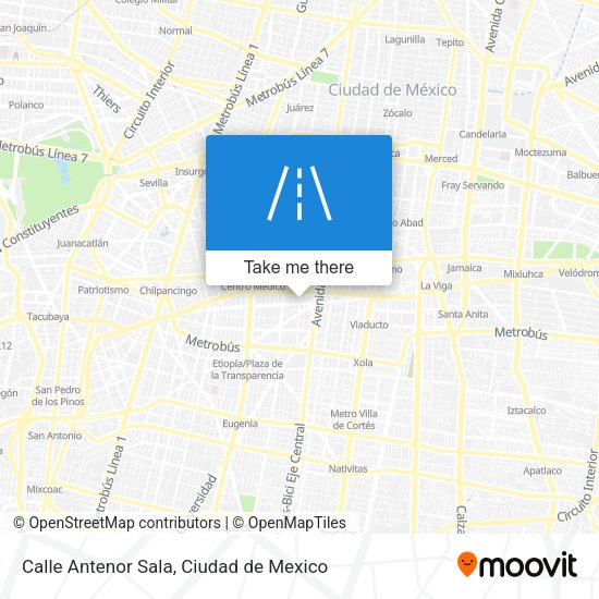 Calle Antenor Sala map