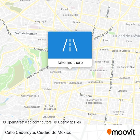 Calle Cadereyta map