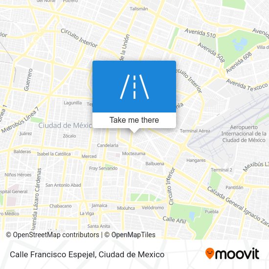 Mapa de Calle Francisco Espejel