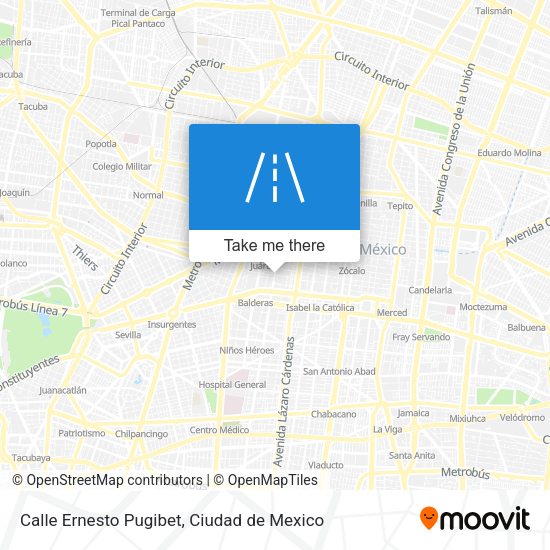 Calle Ernesto Pugibet map