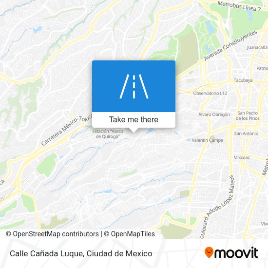 Mapa de Calle Cañada Luque