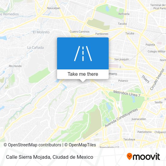 Calle Sierra Mojada map