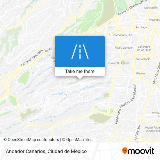 Andador Canarios map