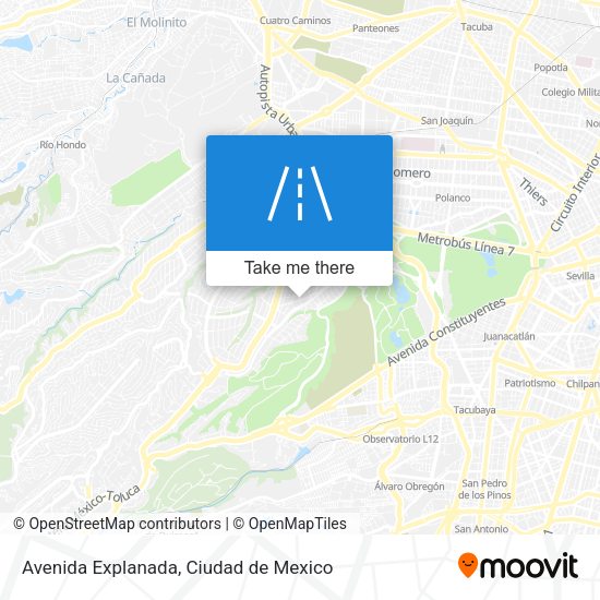 Avenida Explanada map