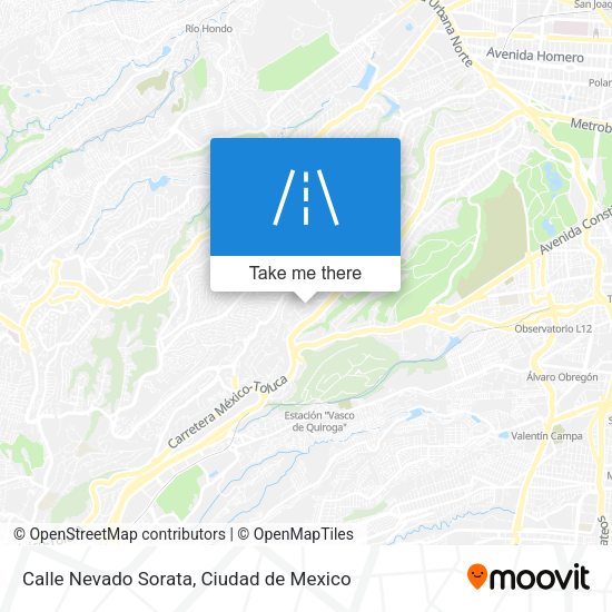 Calle Nevado Sorata map