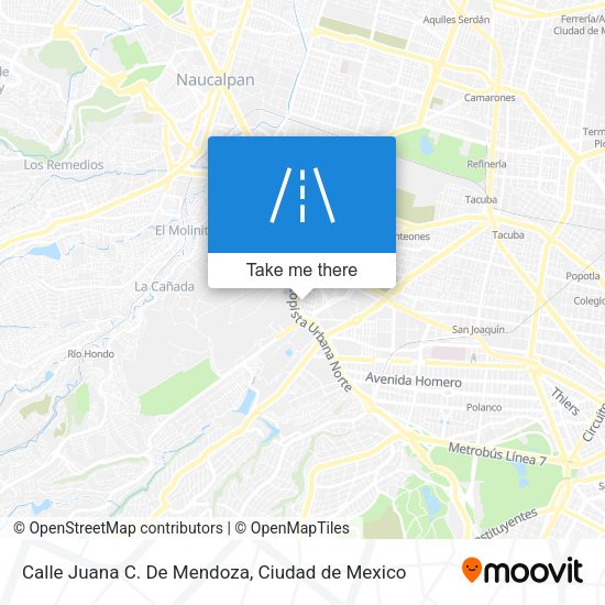 Calle Juana C. De Mendoza map