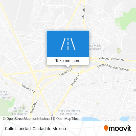 Calle Libertad map